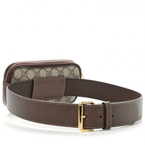 *NEW* Gucci Ophidia Brown Gg Supreme Belt Bag - Picture 7 of 9